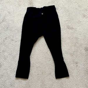 Cropped lululemon black leggings Align 6
